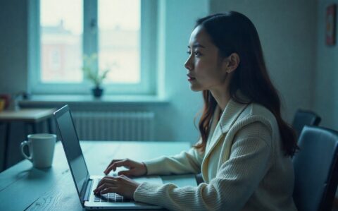 Economics postgraduate student analyzing global market trends.